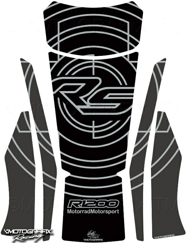 モトグラフィックス タンクパッド GRY／BLK R1200RS 15-