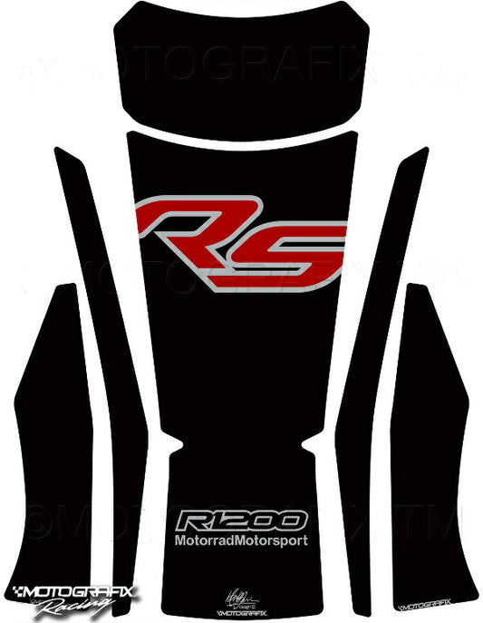 モトグラフィックス タンクパッド BLK／RED R1200RS 15- MT-TB025KR P084-1325