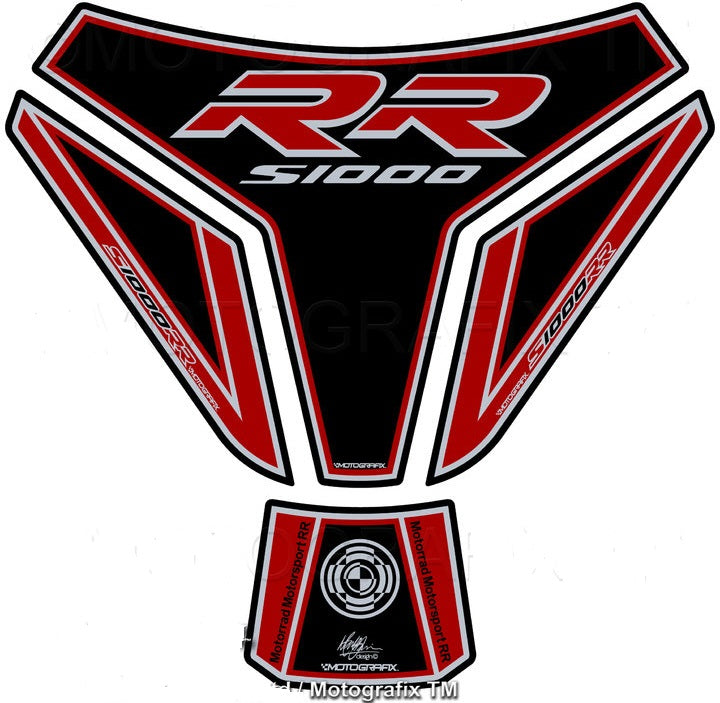 モトグラフィックス タンクパッド レッド S1000RR 17