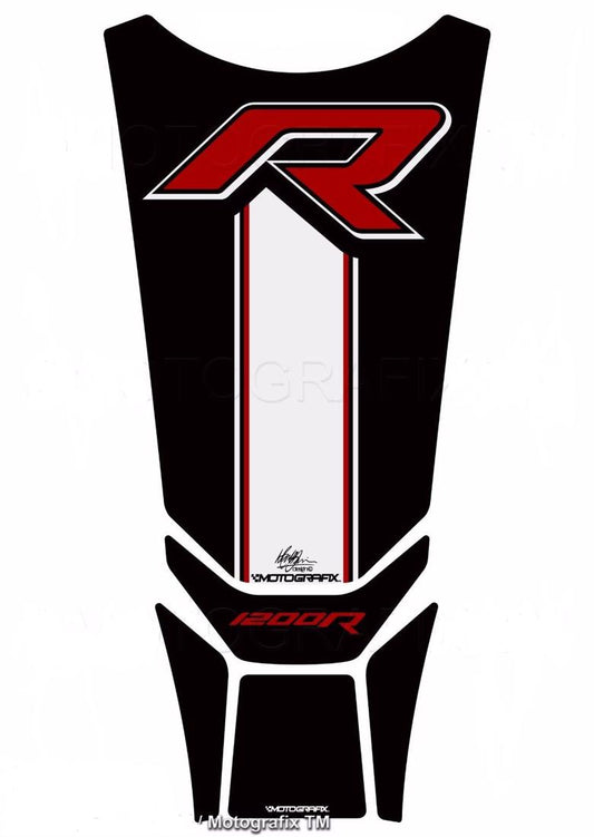 モトグラフィックス タンクパッド BLK／RED／WHT R1200RS 15-