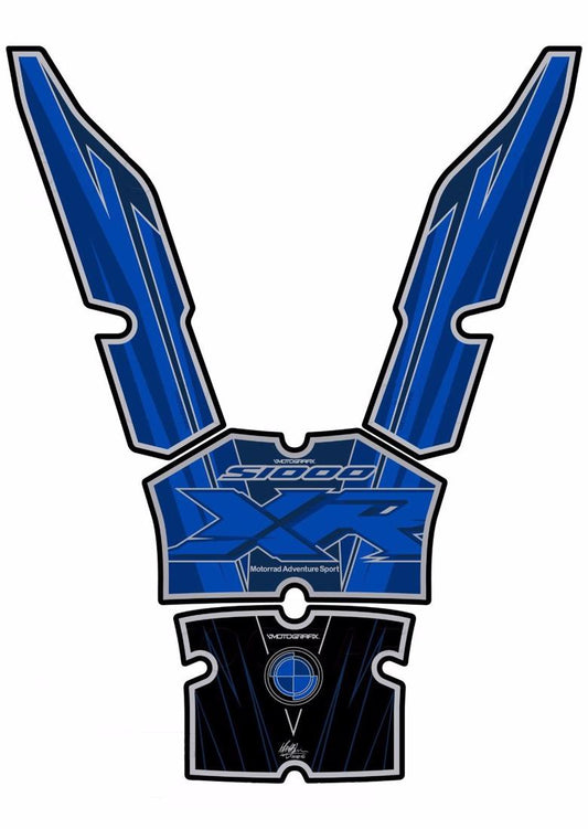 モトグラフィックス タンクパッド BLU／BLU S1000XR 17-