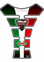 モトグラフィックス タンクパッド ITALIAN FLAG DUCATI SPINE