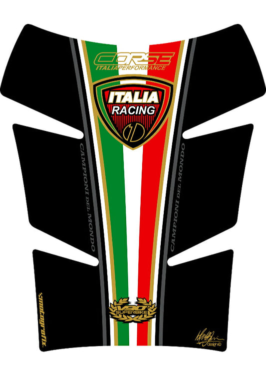 モトグラフィックス タンクパッド BLK DUCATI MONSTER