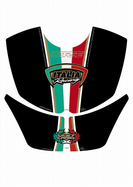 モトグラフィックス タンクパッド BLK DUCATI 749／999