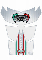 モトグラフィックス タンクパッド WHT DUCATI 848／1098／1198