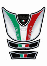 モトグラフィックス タンクパッド WHT DUCATI 2010 MULTISTRADA