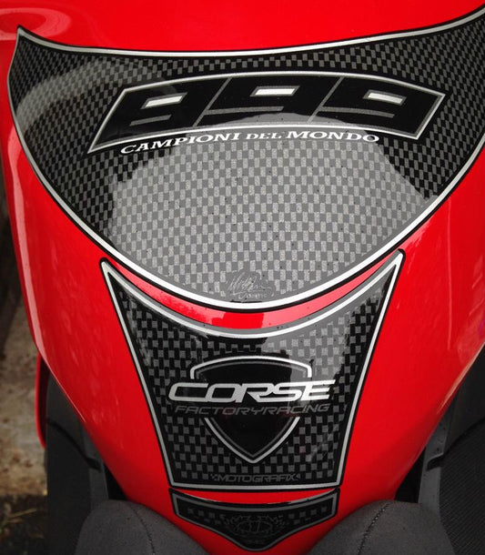 モトグラフィックス タンクパッド カーボン DUCATI 899PANIGALE