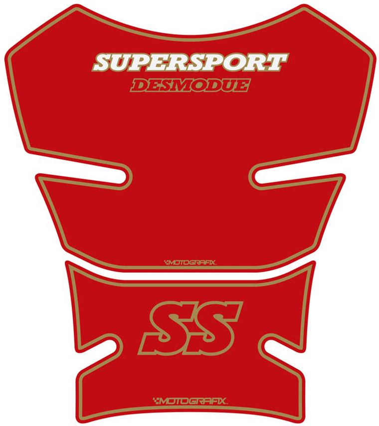 モトグラフィックス タンクパッド レッド DUCATI SS Supersp