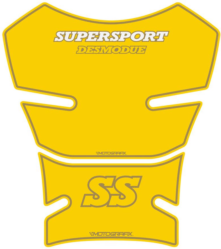 モトグラフィックス タンクパッド イエロー DUCATI SS Supers