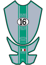 モトグラフィックス タンクパッド シルバー DUCATI SPORT CLASSIC