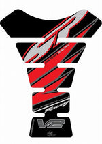 モトグラフィックス タンクパッド BLK HONDA SPINE