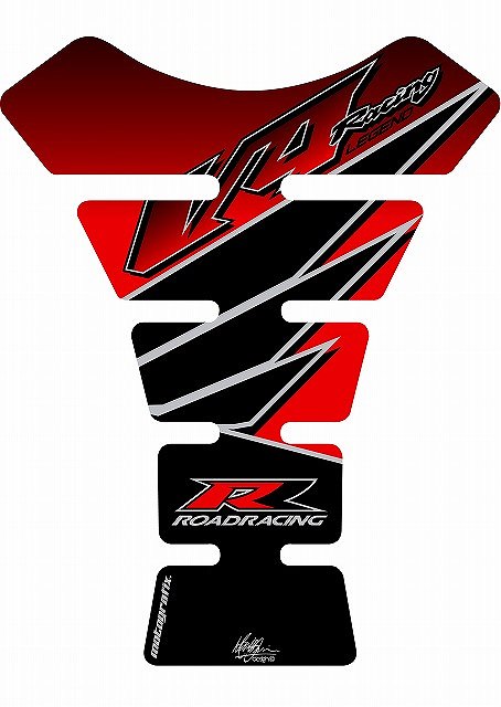 モトグラフィックス タンクパッド RED HONDA SPINE