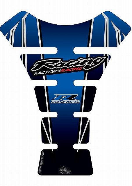 モトグラフィックス タンクパッド BLU HONDA SPINE