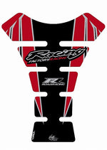 モトグラフィックス タンクパッド BLK／RED HONDA SPINE