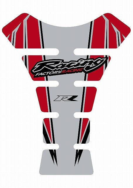モトグラフィックス タンクパッド SLV／BLK HONDA SPINE