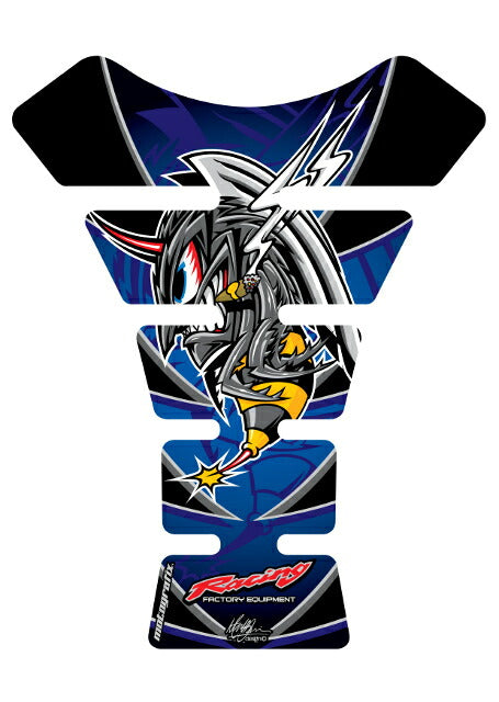 モトグラフィックス タンクパッド BLU HONDA SPINE