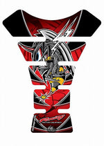 モトグラフィックス タンクパッド RED HONDA SPINE