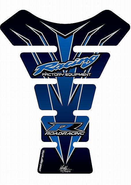モトグラフィックス タンクパッド BLU HONDA SPINE