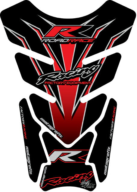 モトグラフィックス タンクパッド RED HONDA QUADPAD