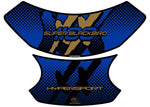 モトグラフィックス タンクパッド BLU／GLD CBR1100XX BLACKB