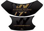 モトグラフィックス タンクパッド BLK／GLD CBR1100XX BLACKB