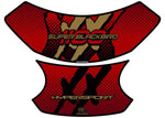 モトグラフィックス タンクパッド RED／GLD CBR1100XX BLACKB