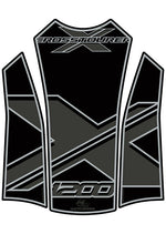 モトグラフィックス タンクパッド BLK VFR1200X Cross T