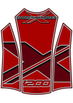 モトグラフィックス タンクパッド RED VFR1200X Cross T