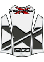 モトグラフィックス タンクパッド WHT VFR1200X Cross T