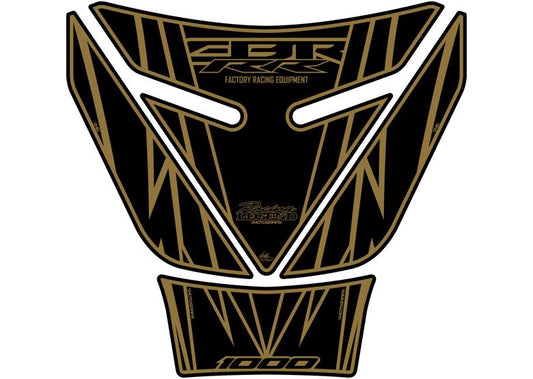 モトグラフィックス タンクパッド BLK／GLD CBR1000RR 08-16