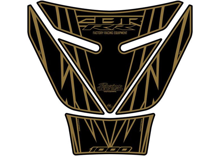 モトグラフィックス タンクパッド BLK／GLD CBR1000RR 08-16