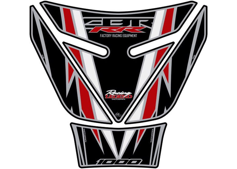 モトグラフィックス タンクパッド BLK／RED／WHT CBR1000RR 08-16