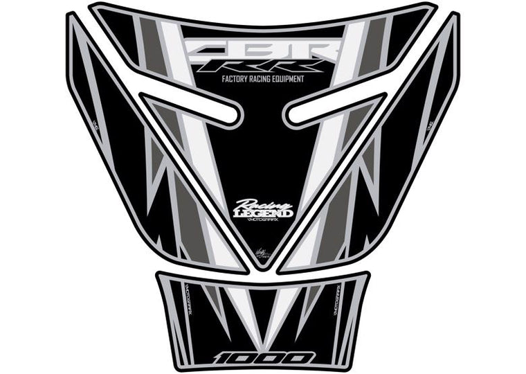 モトグラフィックス タンクパッド BLK／WHT CBR1000RR 08-16