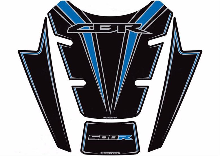 モトグラフィックス タンクパッド BLK／BLU CBR500R 16-