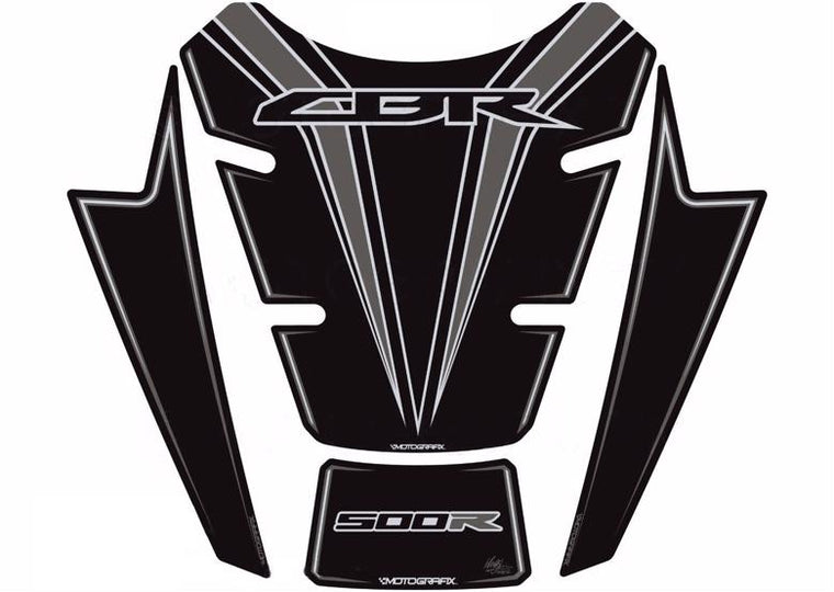 モトグラフィックス タンクパッド BLK／GRY CBR500R 16-
