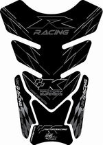 モトグラフィックス タンクパッド BLK KAWASAKI QUADPAD