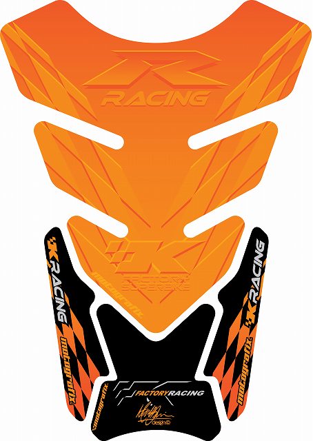 モトグラフィックス タンクパッド ORG KAWASAKI QUADPAD