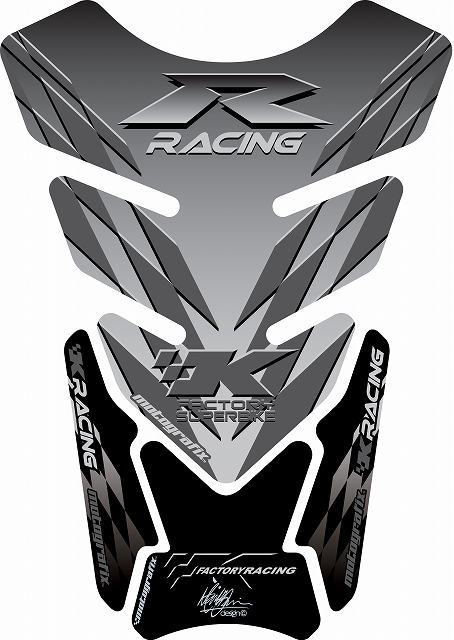 モトグラフィックス タンクパッド SLV KAWASAKI QUADPAD