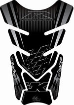 モトグラフィックス タンクパッド BLK KAWASAKI QUADPAD