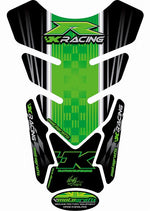 モトグラフィックス タンクパッド GRN KAWASAKI QUADPAD