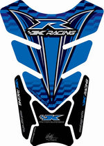 モトグラフィックス タンクパッド BLU KAWASAKI QUADPAD