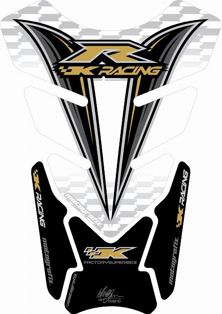 モトグラフィックス タンクパッド SLV KAWASAKI QUADPAD