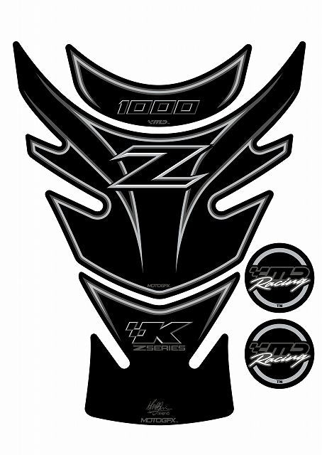 モトグラフィックス タンクパッド BLK Z1000 10-