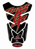 モトグラフィックス タンクパッド BLK／RED GSX1300R隼