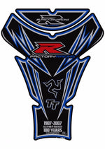 モトグラフィックス タンクパッド BLK／BLU GSX-R1000 17-