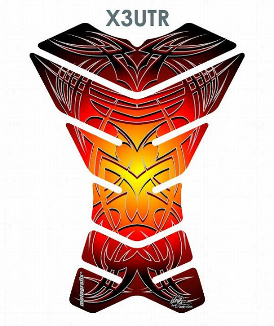 モトグラフィックス タンクパッド OR／RED X3 SERIES