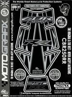 モトグラフィックス タンクパッド BLK／BLK CBR250RR 17-