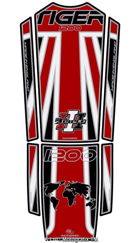 モトグラフィックス タンクパッド UNION JACK／BK／RD Tiger1200 18-