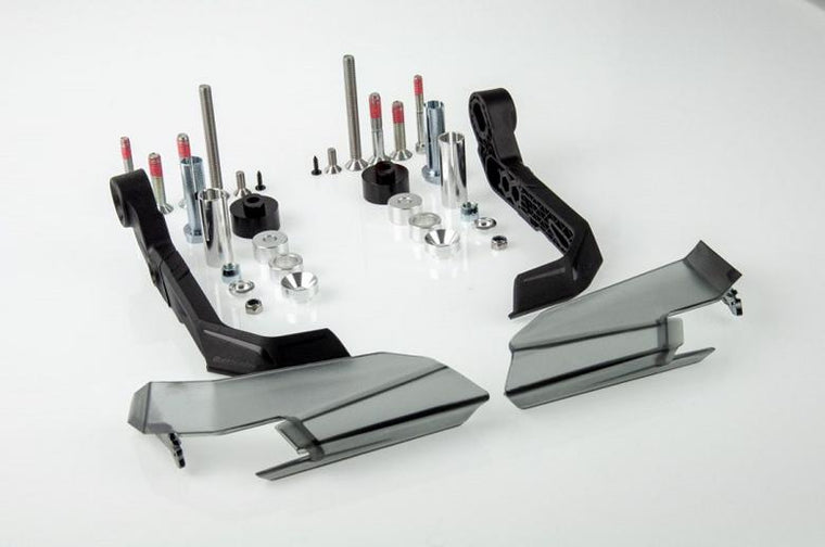 BARKBUSTERS バークバスターズ AERO-GP レバープロテクター 左右セット Single Point Mount カタログ品番：P091-6386 メーカー品番：AGP-001-00-BK