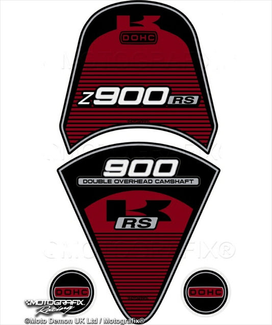 モトグラフィックス｜モトグラフィックス タンクパッド＆リアテール RED／BLK Z900RS 17-20｜MT-TK026BG